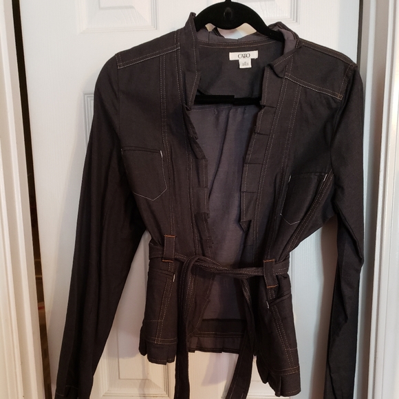 Black jean pants set - Picture 3 of 3